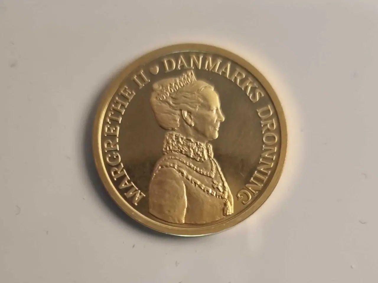 Billede 2 - Guldmønt 3000kr, Margrethe ll 