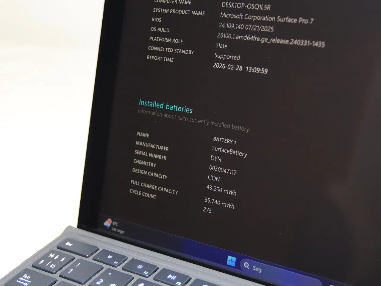 Billede 8 - Microsoft Surface Pro 7 - 10. gen Core i5 - 256 GB