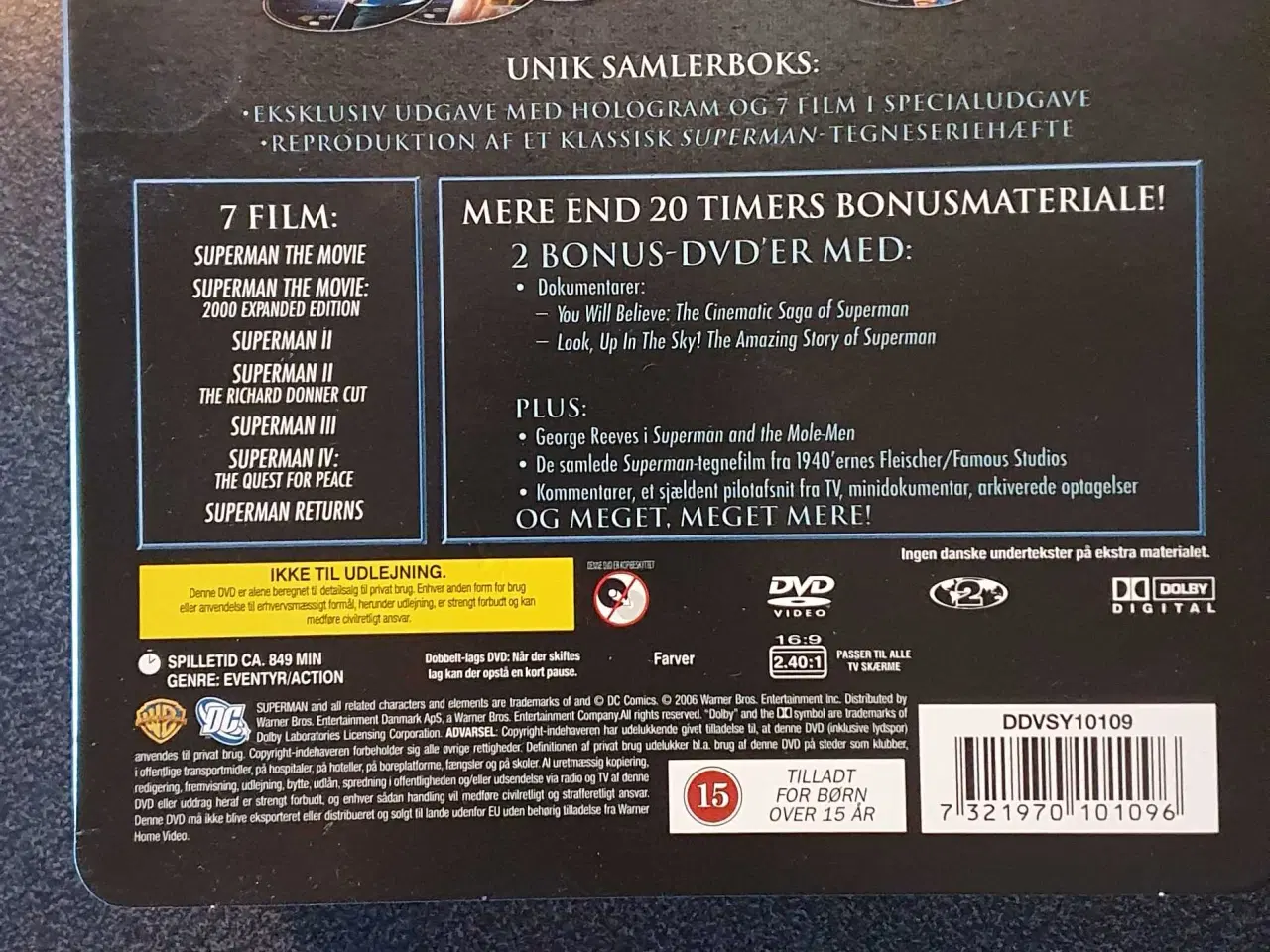 Billede 2 - Superman dvd boks