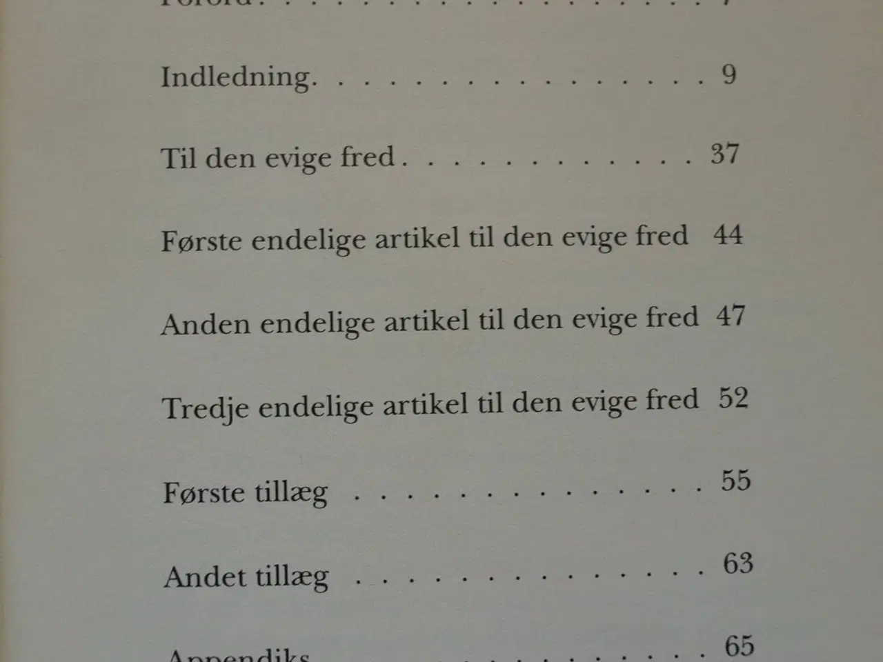 Billede 2 - til den evige fred, af innanuel kant, emne: filoso