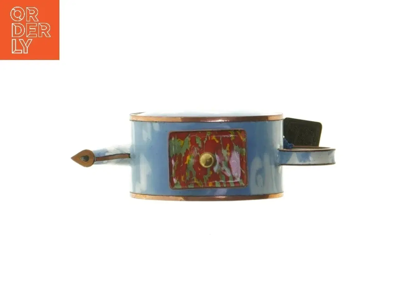 Billede 5 - Miniature krukke med landskabsmotiv fra Charlotte di Vita MBE Collections (str. 12x8 cm)