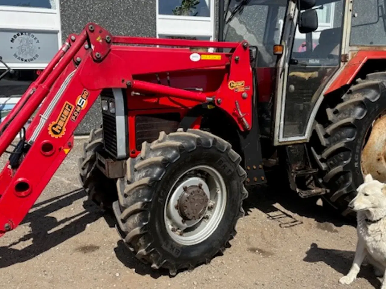 Billede 1 - Massey Ferguson 375 MED HAUER POM 90 FRONTLÆSSER