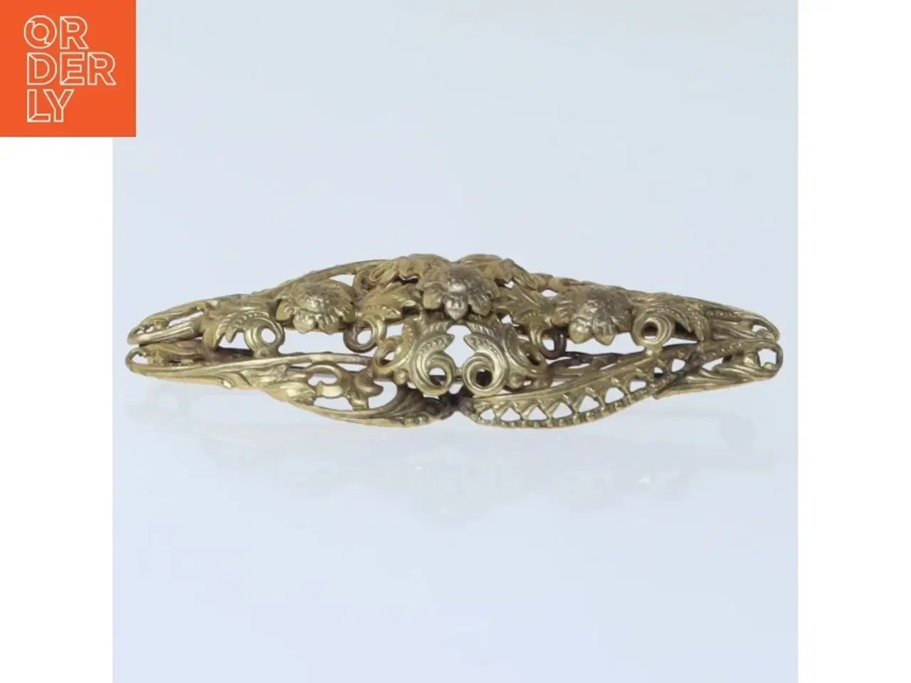 Billede 2 - Vintage metallisk hårspænde (str. 7 cm)