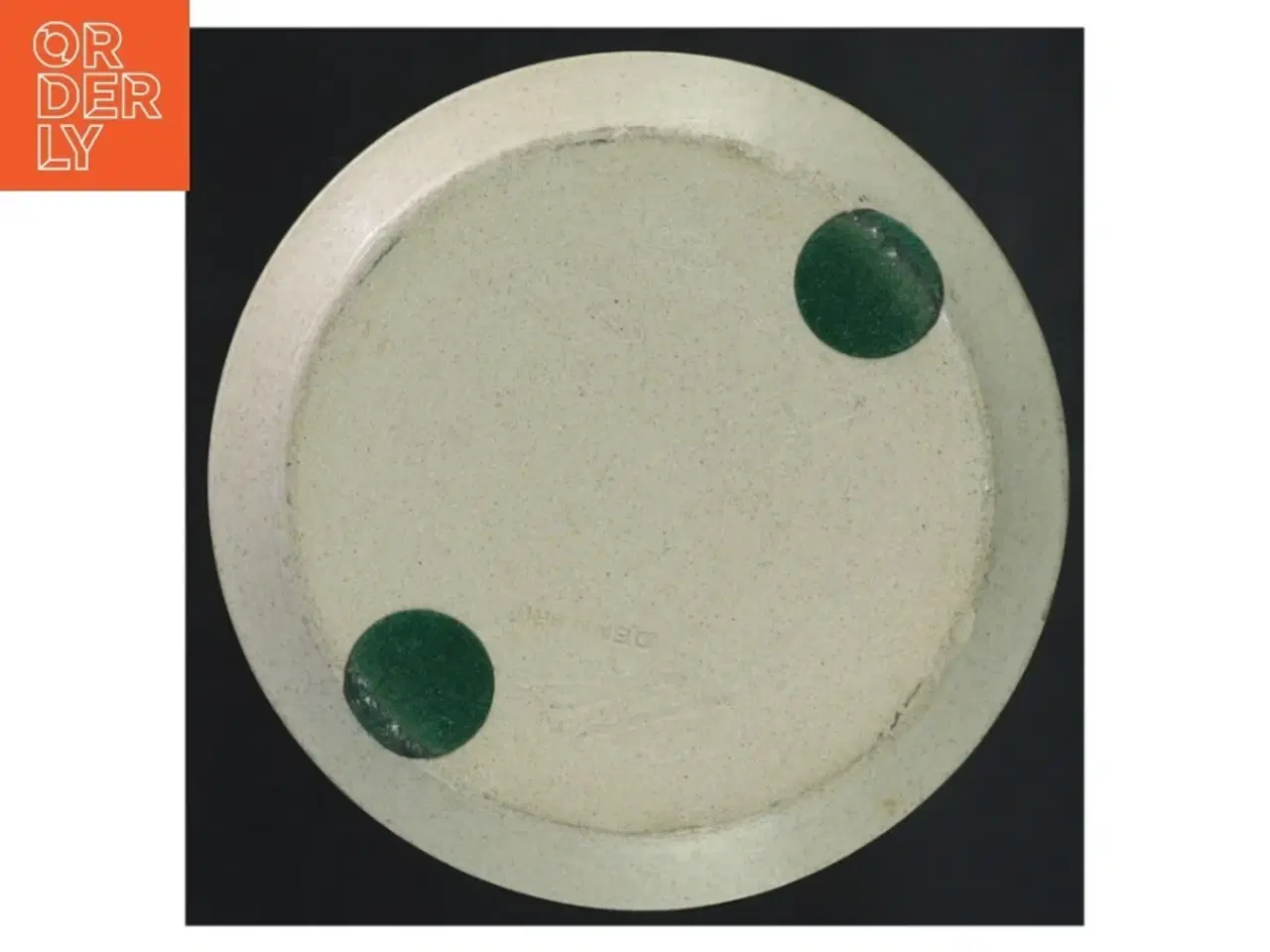 Billede 2 - Keramisk vase fra kæhler med bladmotiv (str. Ø 11x22 cm)