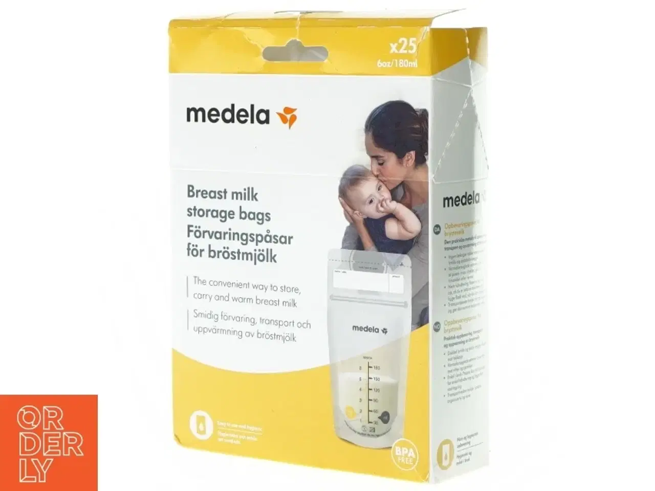 Billede 1 - Bryst mælks opbevaringspose fra Medela (str. 180 ml)