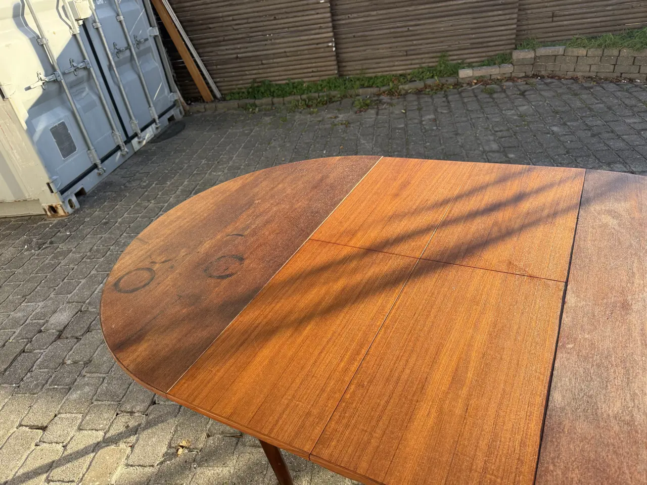 Billede 8 - Retro Teak Spisebord m. Butterfly-udtræk + 4 Match