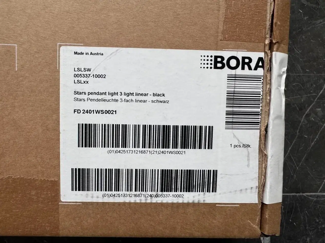 Billede 4 - BORA Lights STARS LSLSW-pendel - sort - UBRUGT