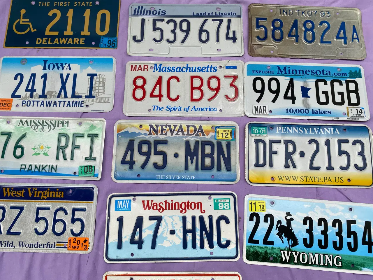 Billede 3 - USA Nummerplader