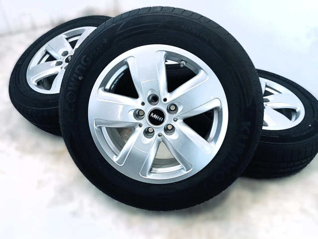 Billede 6 - 5x112 16" ET41 nav 66,6ø MINI sommersæt inkl. TPMS