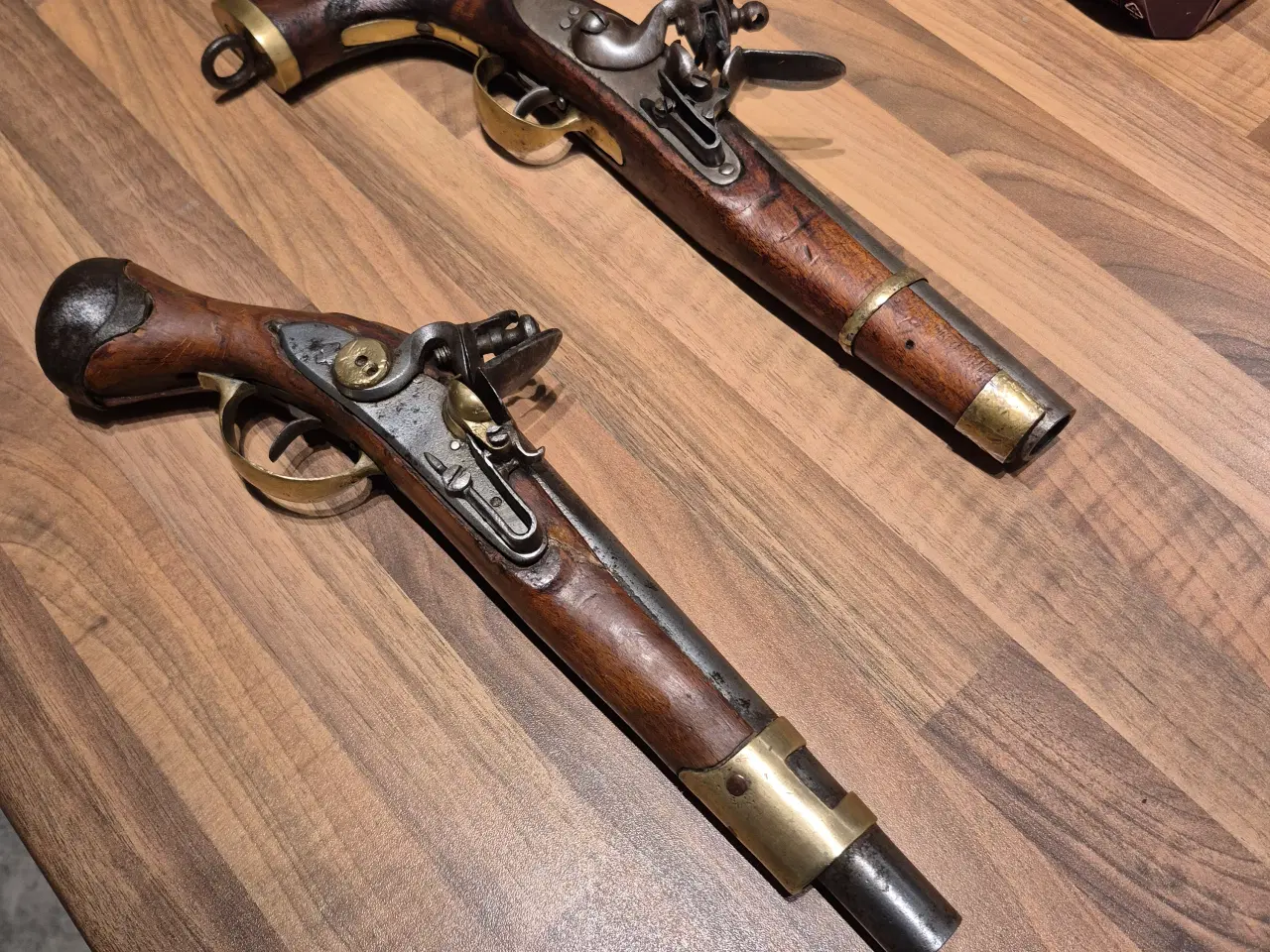 Billede 2 - 0riginale gamle smukke rytter flintepistoler