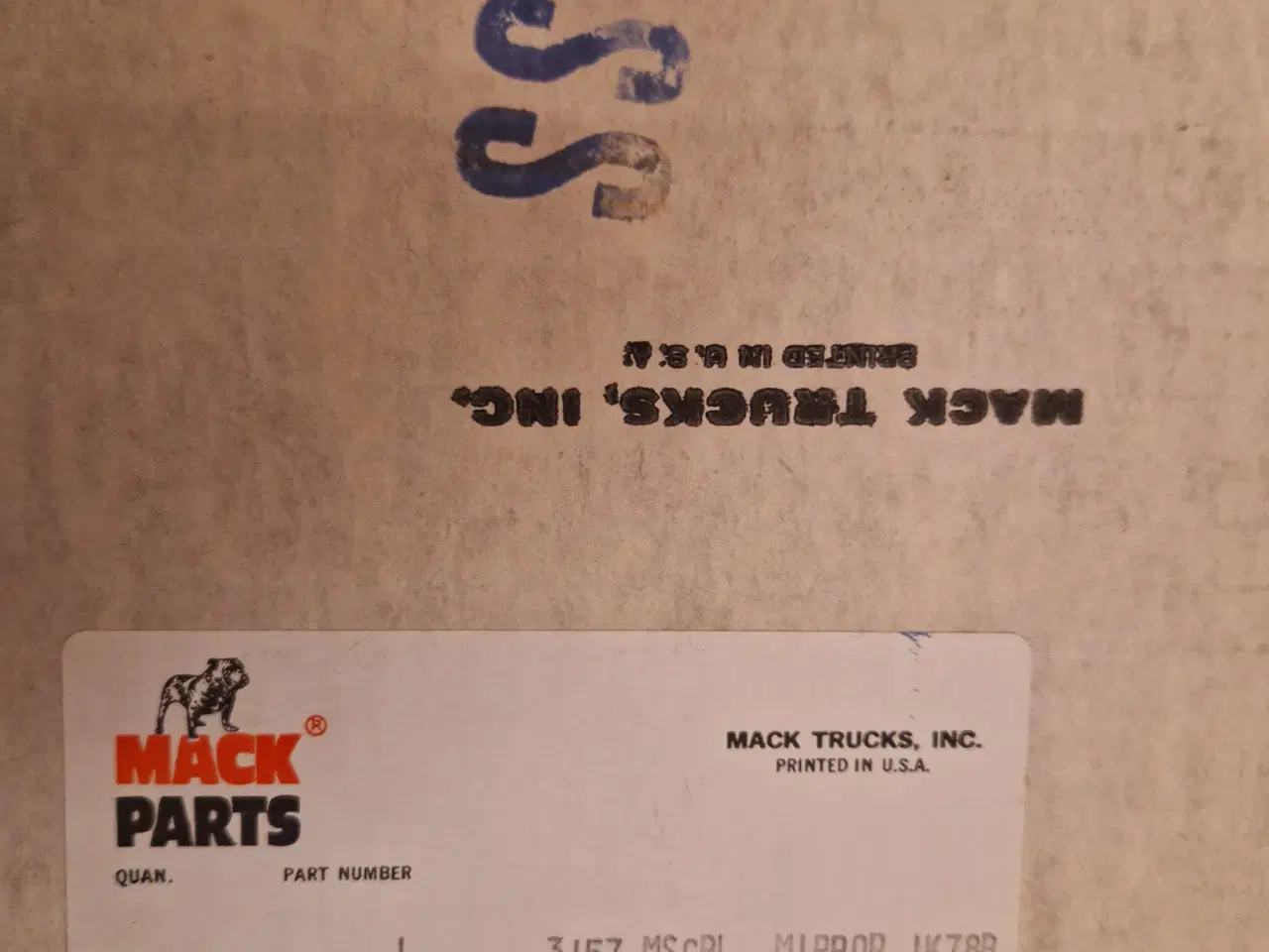 Billede 6 - Original Mack Trucks Sidespejl 