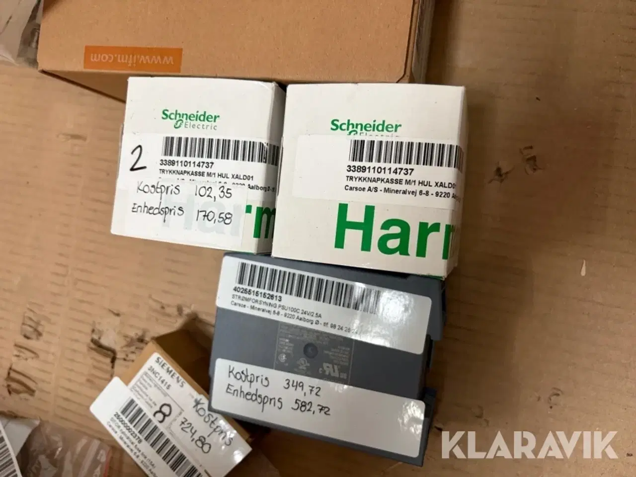 Billede 12 - Lot - effektmodul og øvrige elektronik komponenter - 1 palle