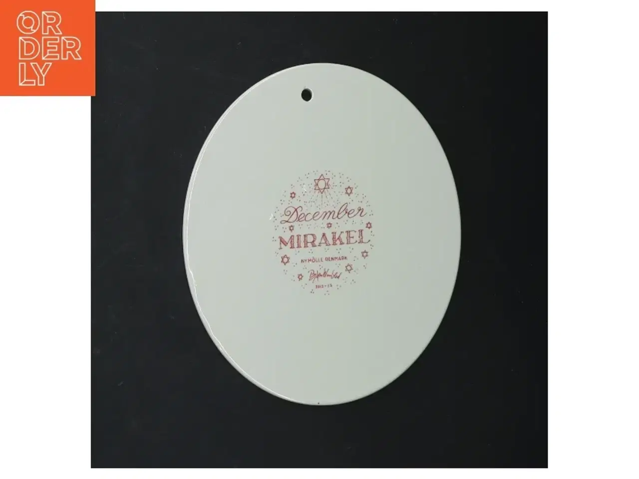 Billede 2 - Nymlle keramisk dekorationsplade fra Nymlle Denmark, Bjørn Wiinblad (str. Ø 15,5 cm)