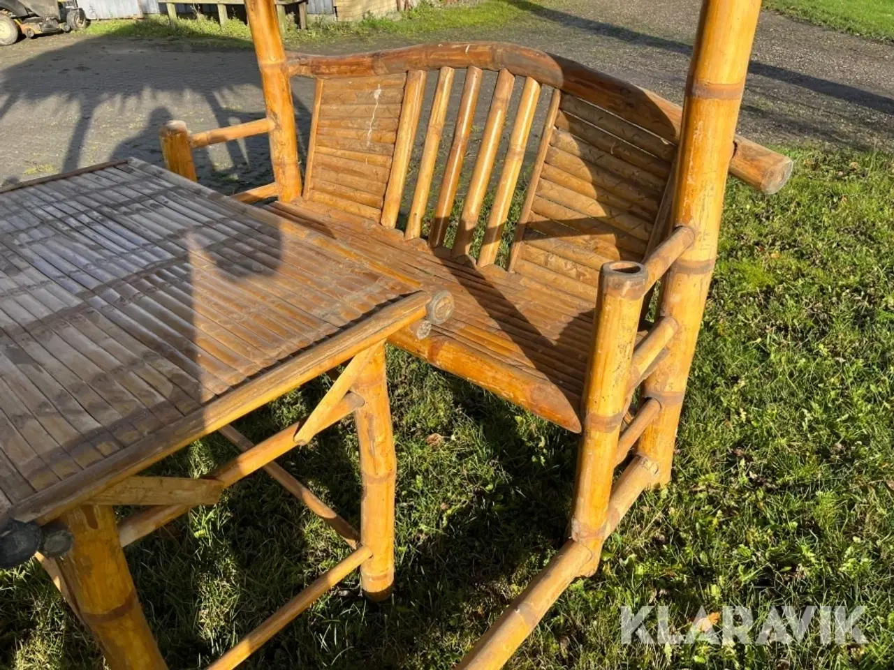 Billede 4 - Bambus hytter 3 styk