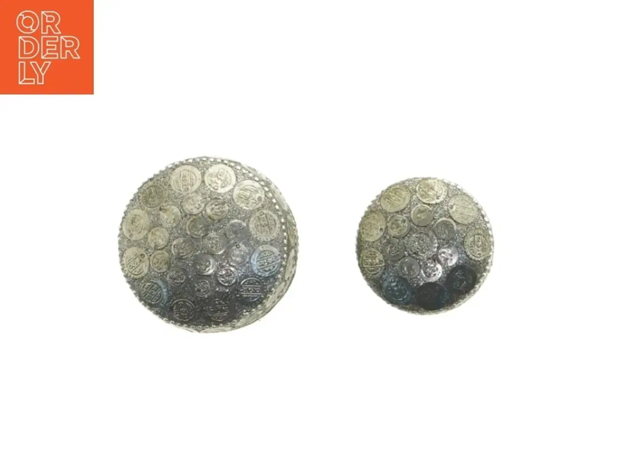 Billede 4 - Dekorative knapper (str. 7,5 x 4,5 cm og 6 x 3,5 cm)
