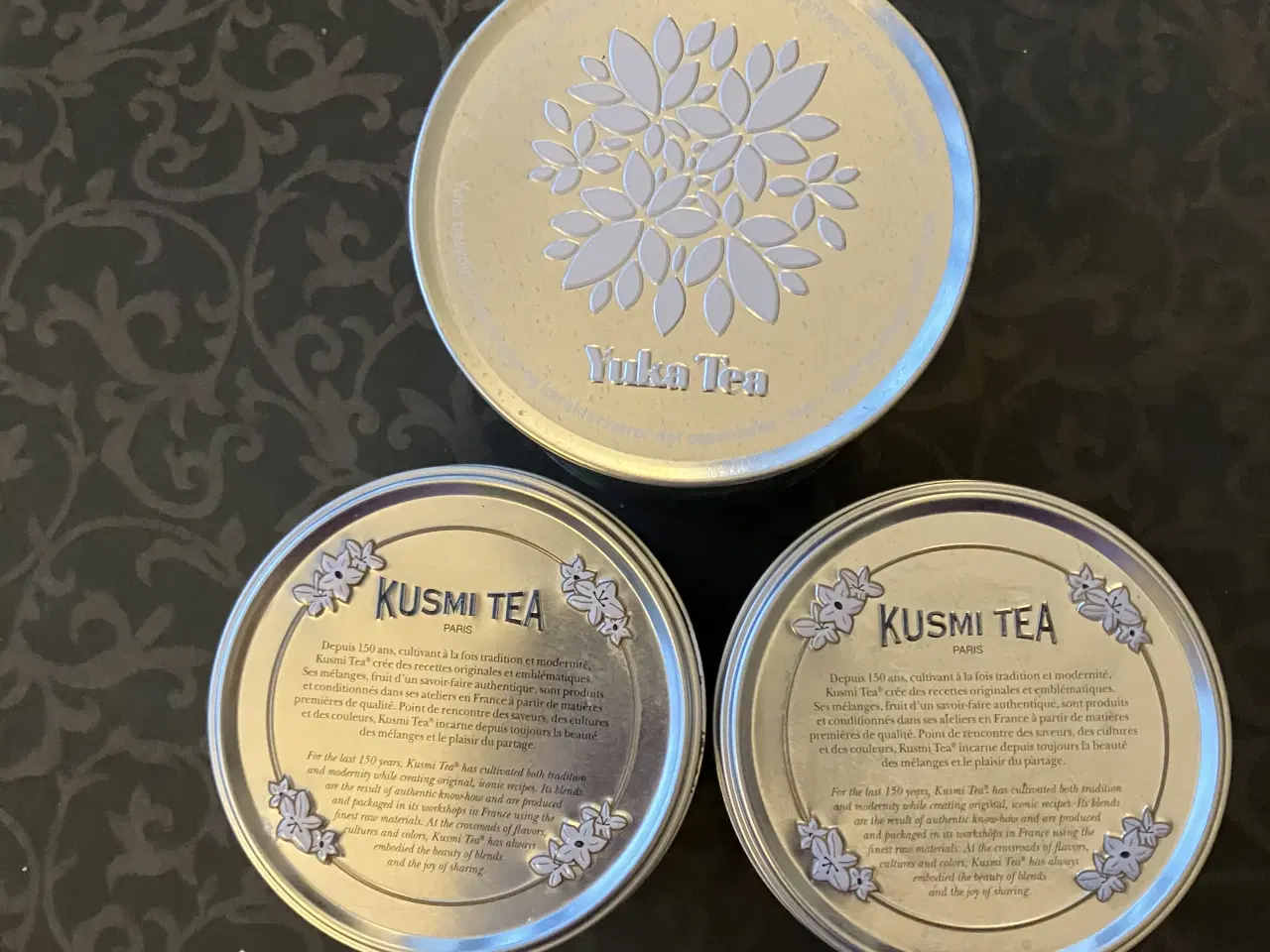 Billede 2 - Kusmi- og Yuka tebøtter ( tomme )