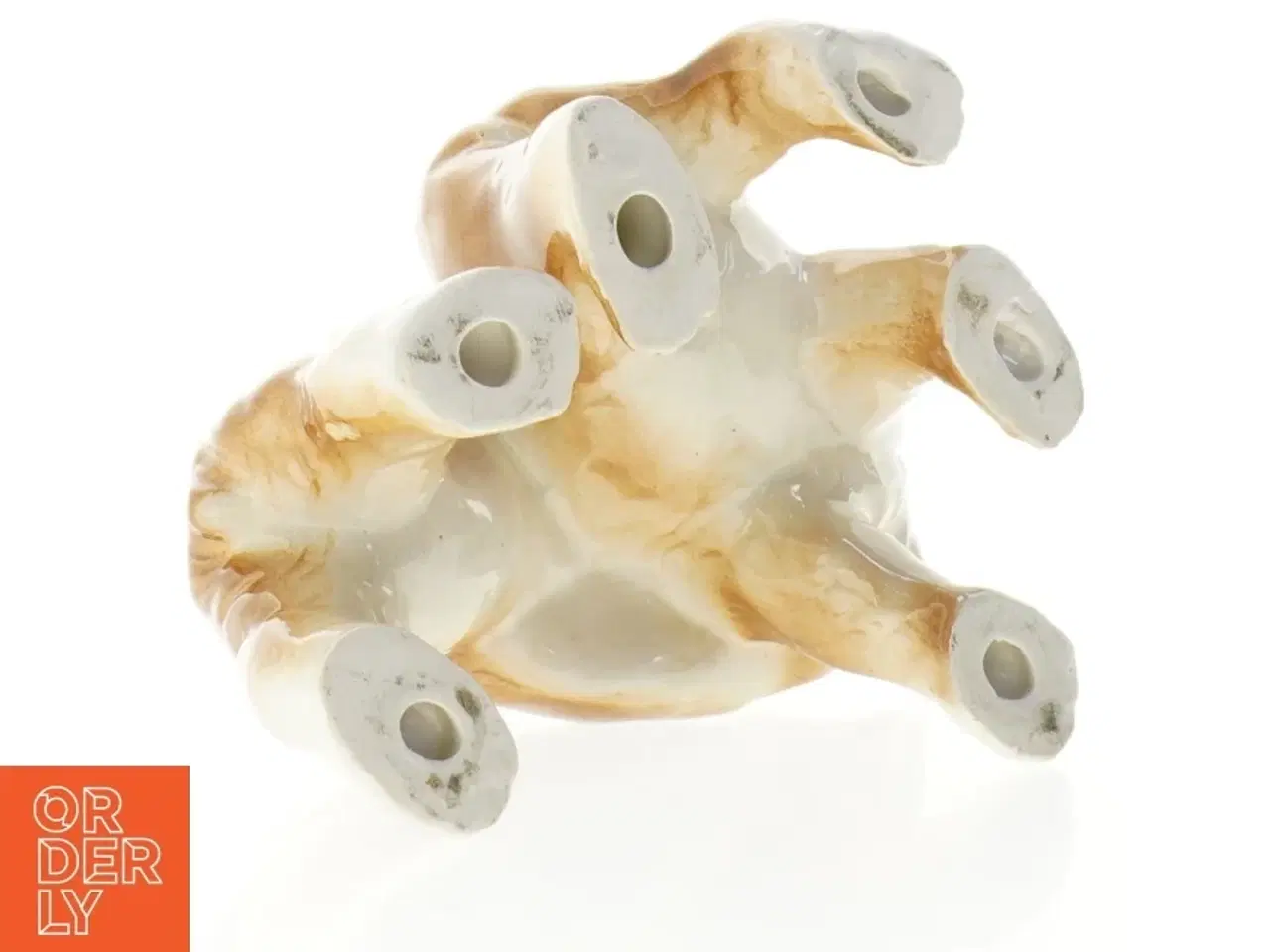 Billede 4 - Porcelænsfigur af to legende brune bjørne (str. 19 x 13 x 13 cm)