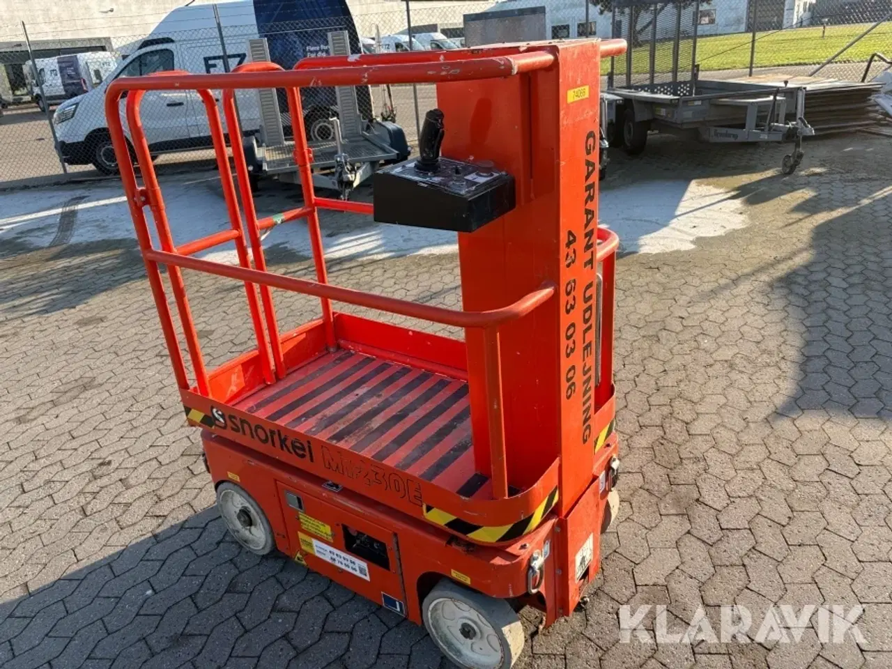 Billede 4 - Søjlelift Snorkel M1230E
