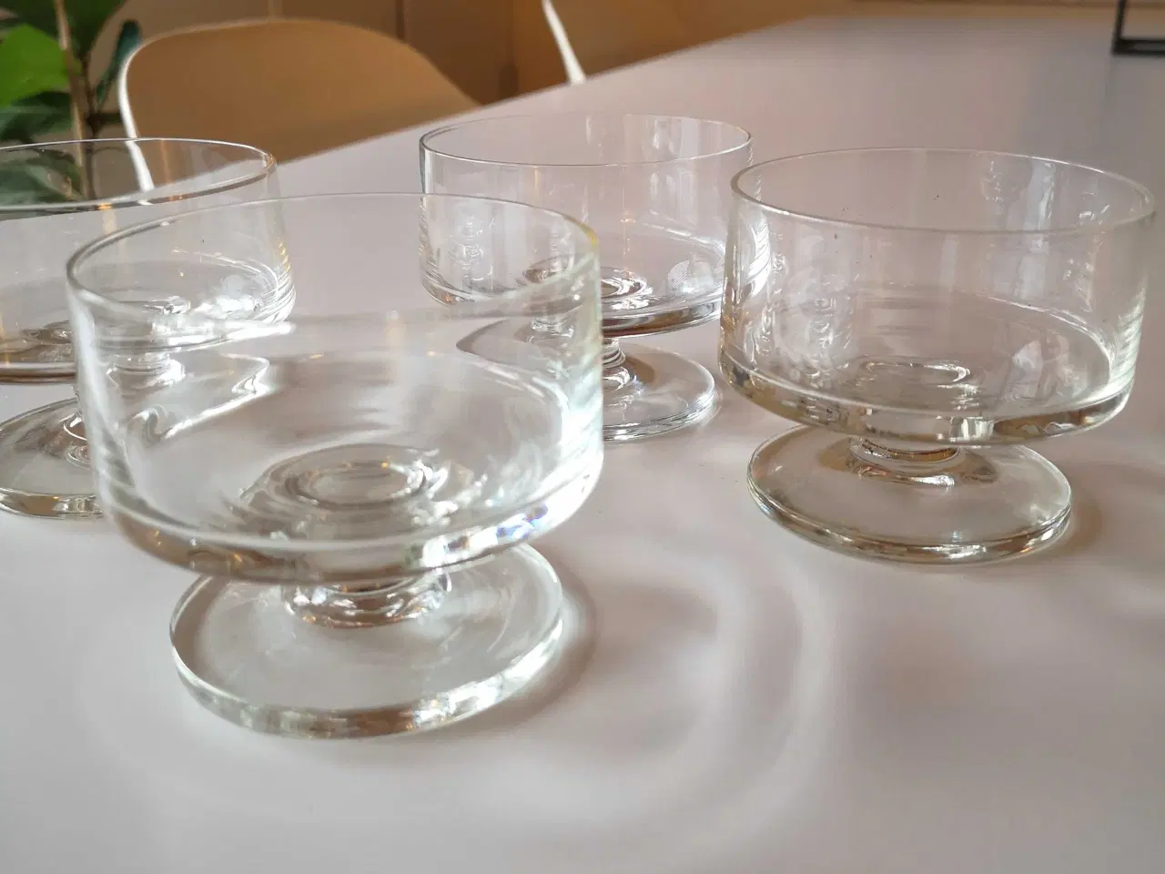 Billede 3 - 4 Holmegaard Stub champagne-/dessertskåle 