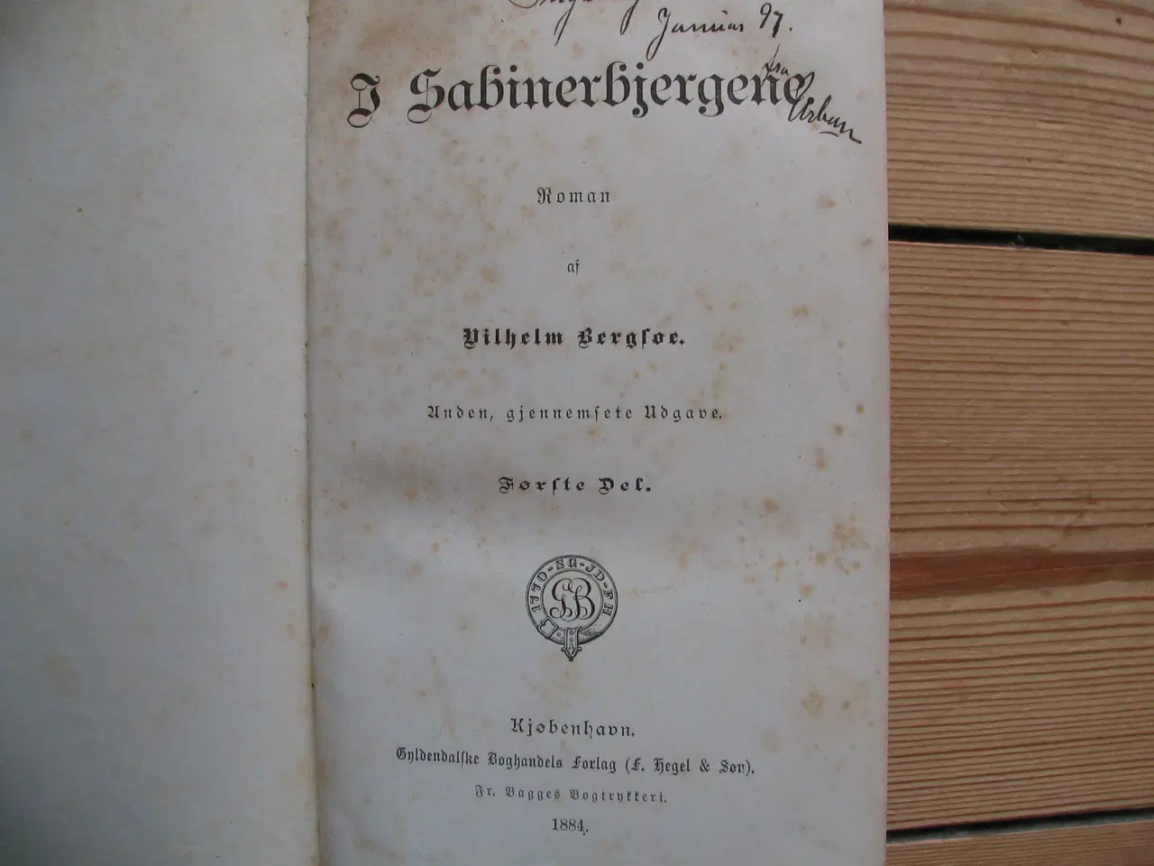 Billede 3 - Vilhelm Bergsøe. I Sabinerbjergene, fra 1884