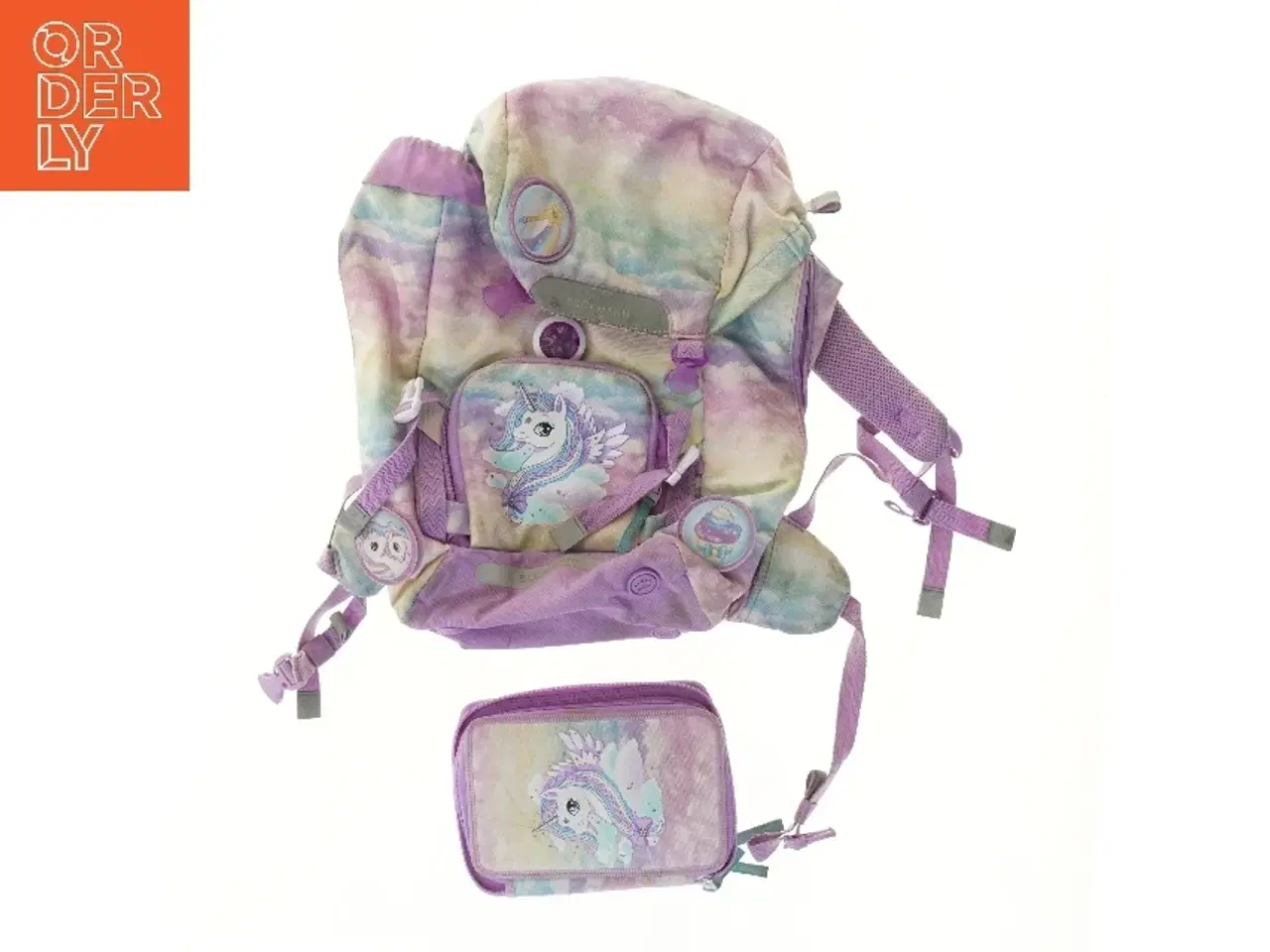 Billede 1 - Børnerygsæk med enhjørning fra Beckmann (str. 43x14x30 cm)