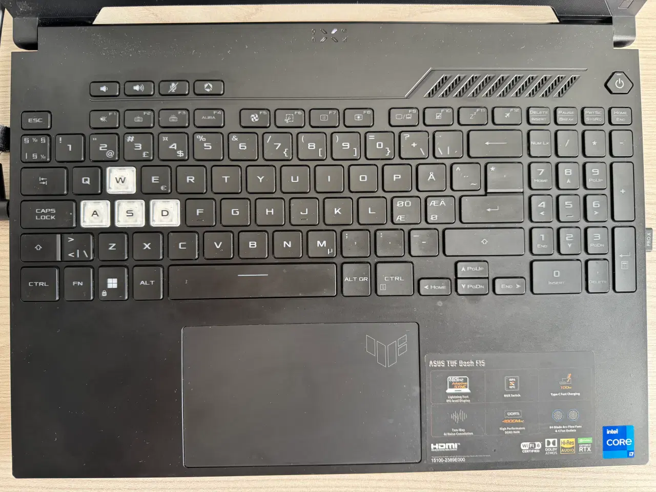 Billede 2 - Super ASUS gamer bærbar med RTX 3070 & Intel i7