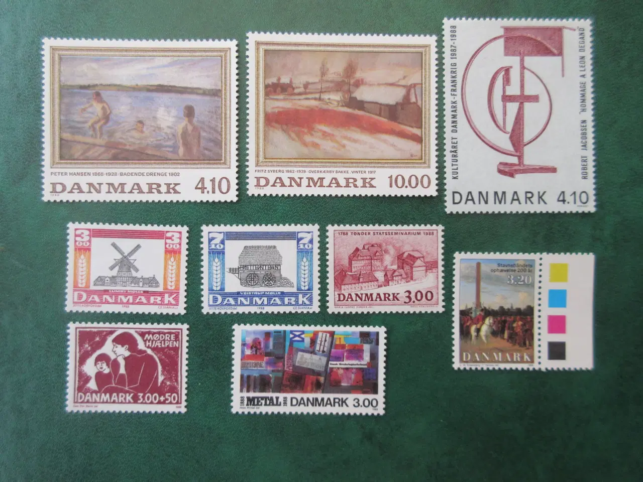 Billede 4 - Danmark år 1988-1991 postfrisk katalogværdi 850
