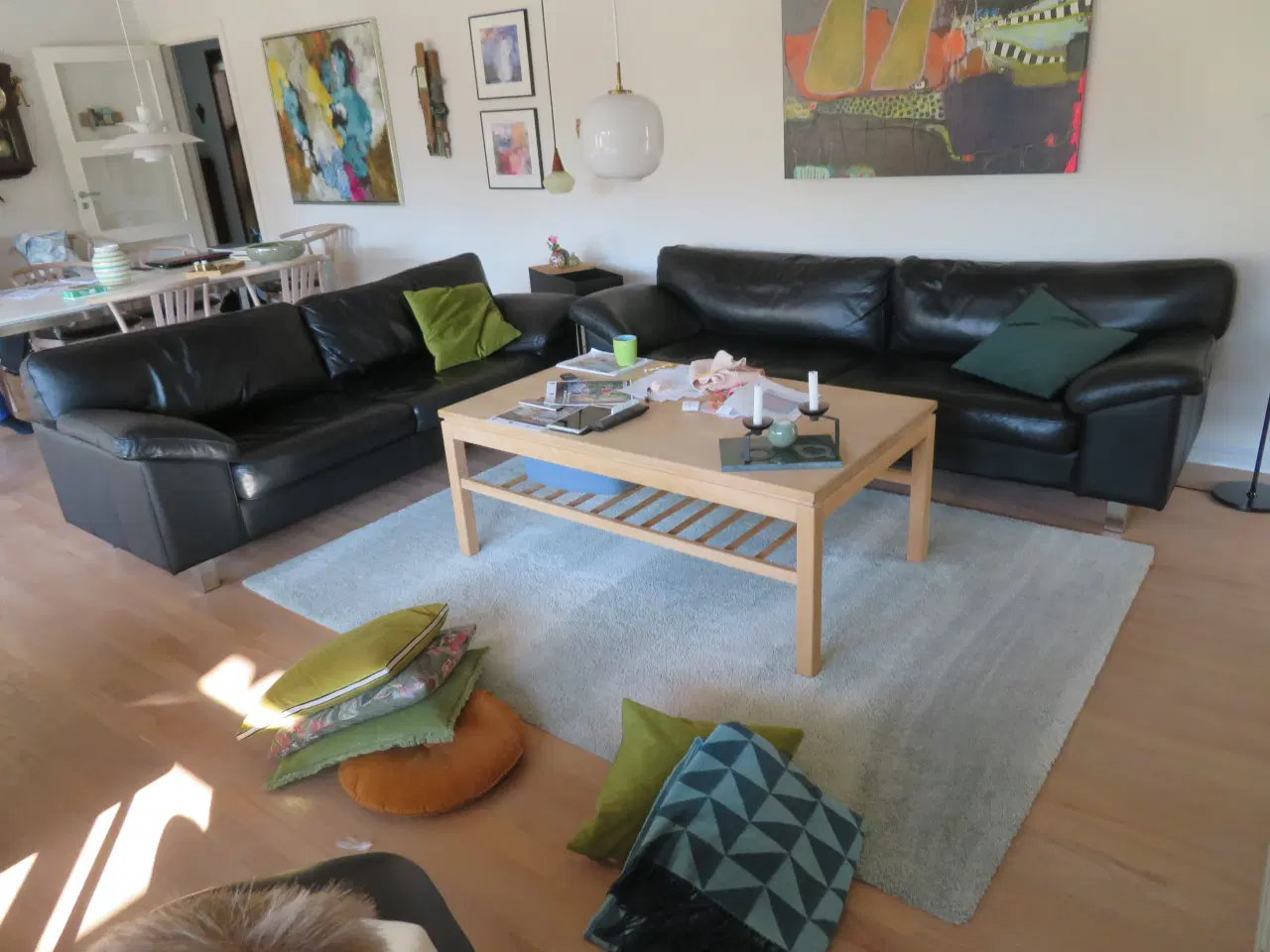 Billede 2 - Lædersofaer, 3 + 2½, Skalma