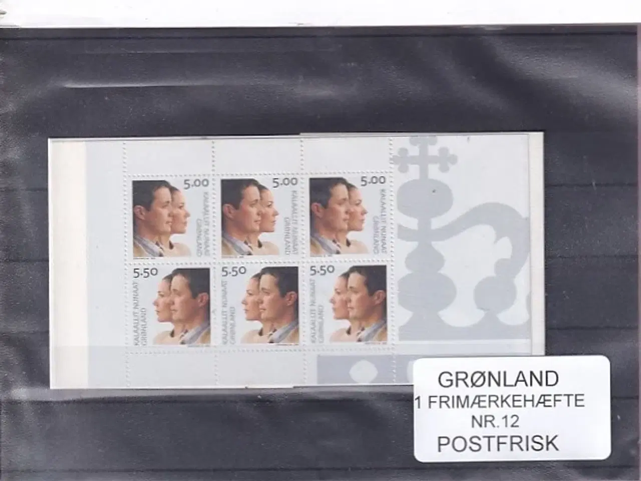 Billede 1 - Grønland - Frimærkehæfte Nr. 12 - Postfrisk