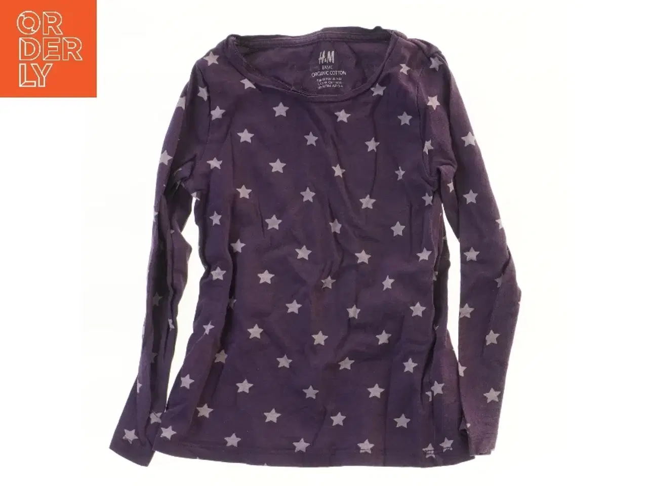 Billede 1 - Langærmet bluse med stjernemønster fra H&M (str. 98)