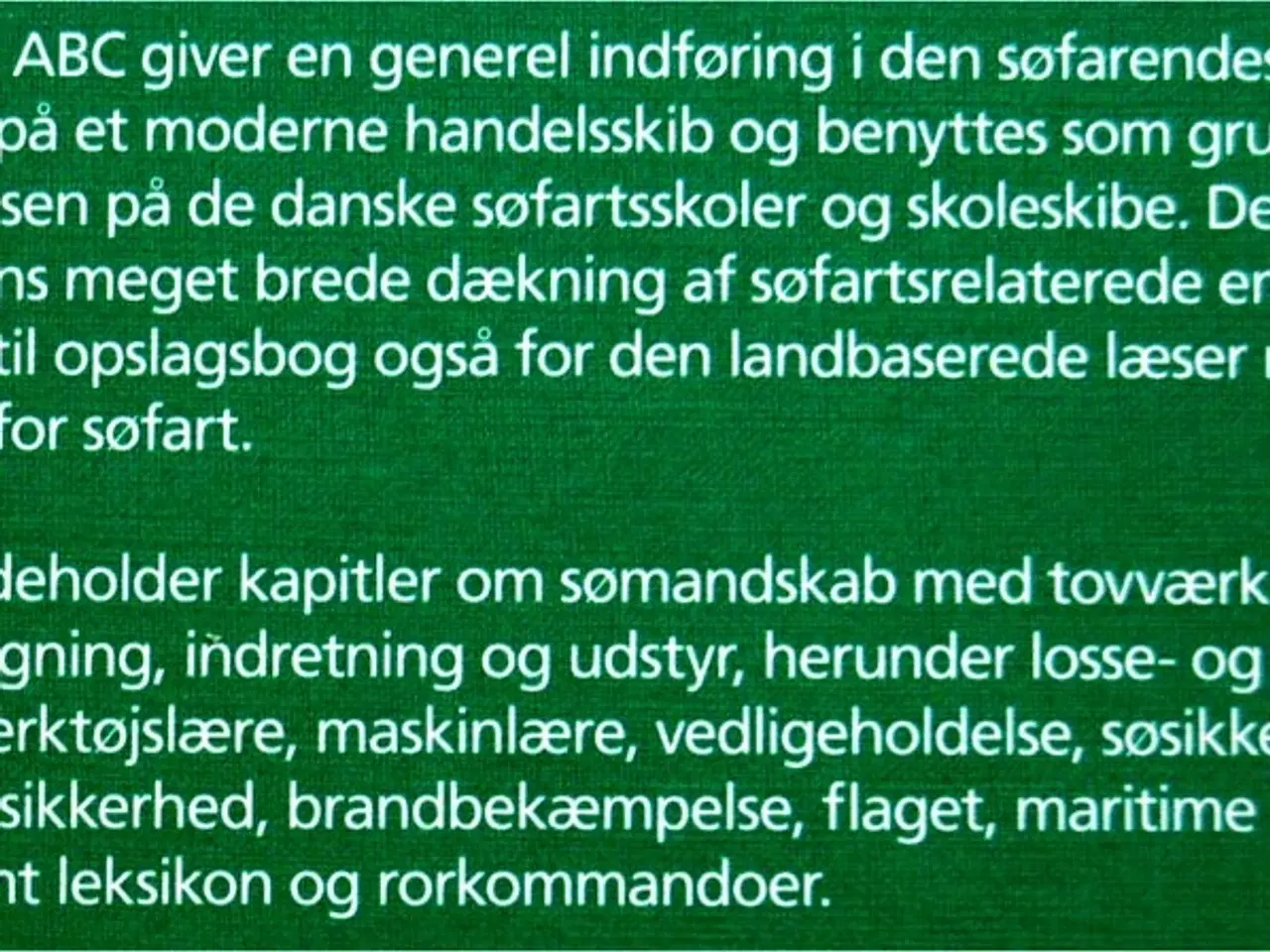 Billede 3 -  SØFARTENS ABC - Lærebog i Praktisk Sømandsskab