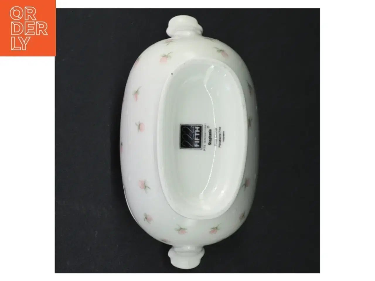 Billede 3 - Porcelænssukkerskål med låg (str. 14 cm)