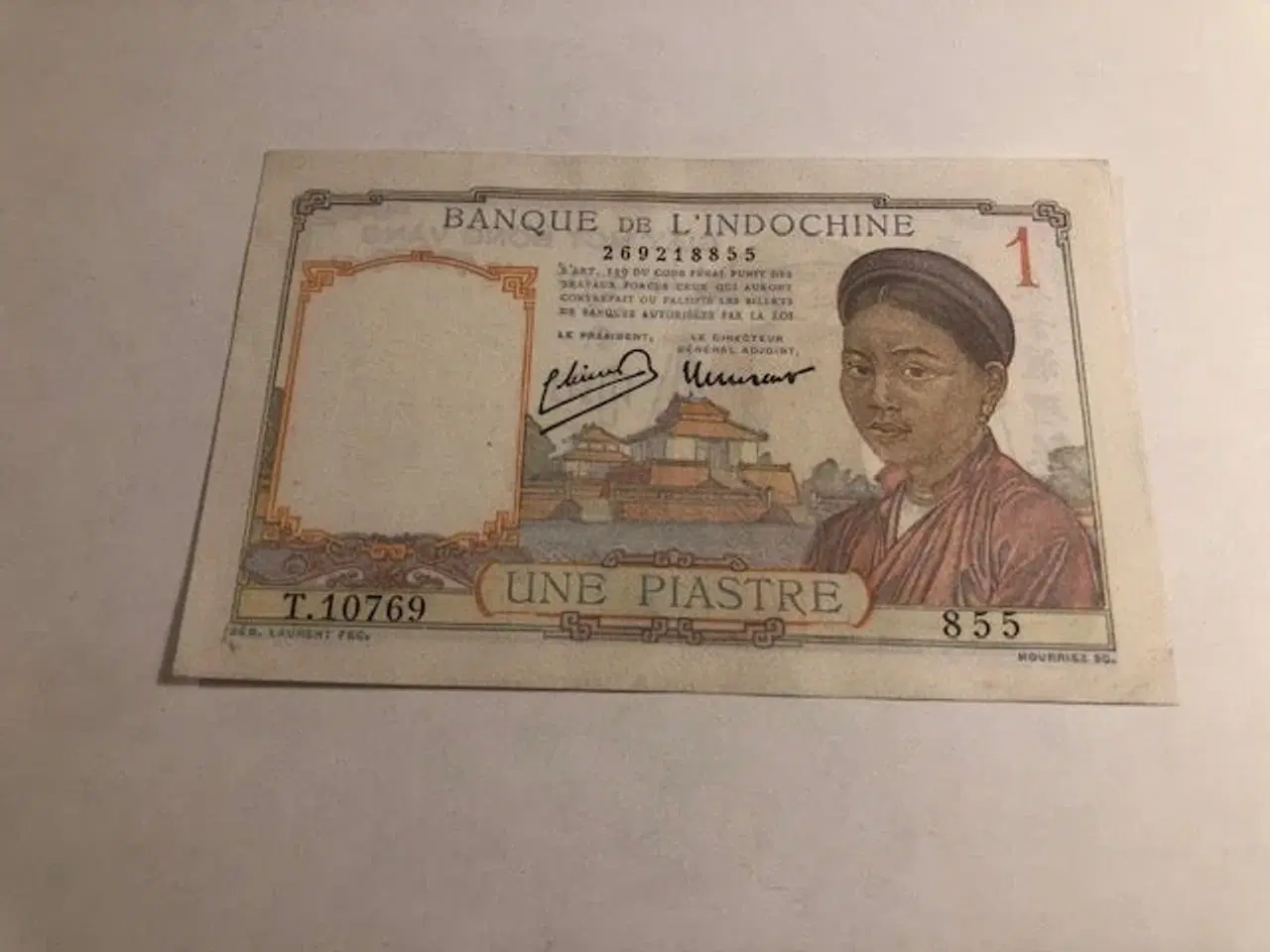 Billede 1 - 1 Piastre French Indochine 1932-1949