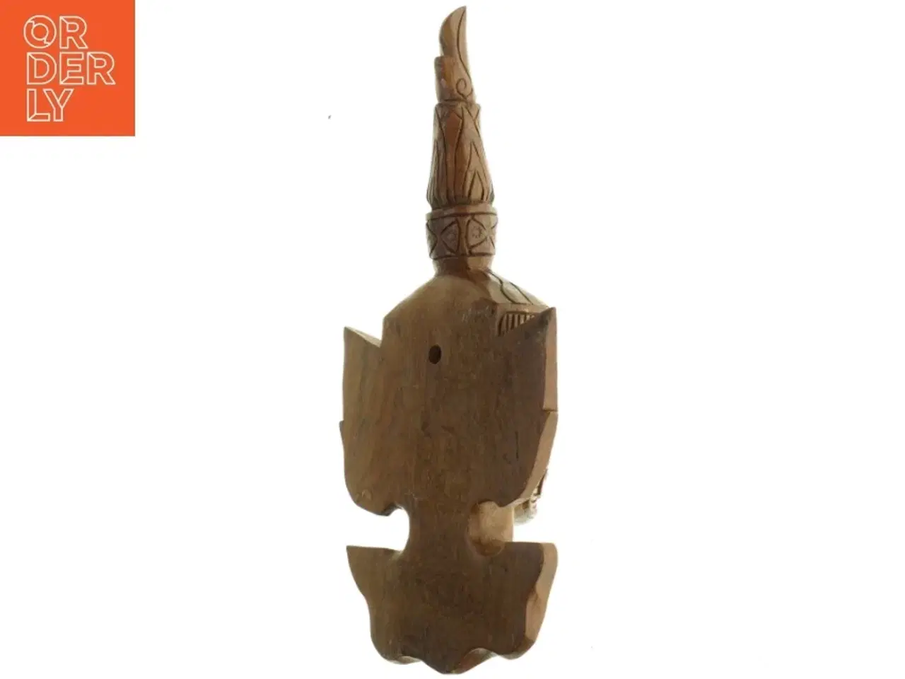 Billede 2 - Træudskåret ansigt (str. 40 x18 cm)