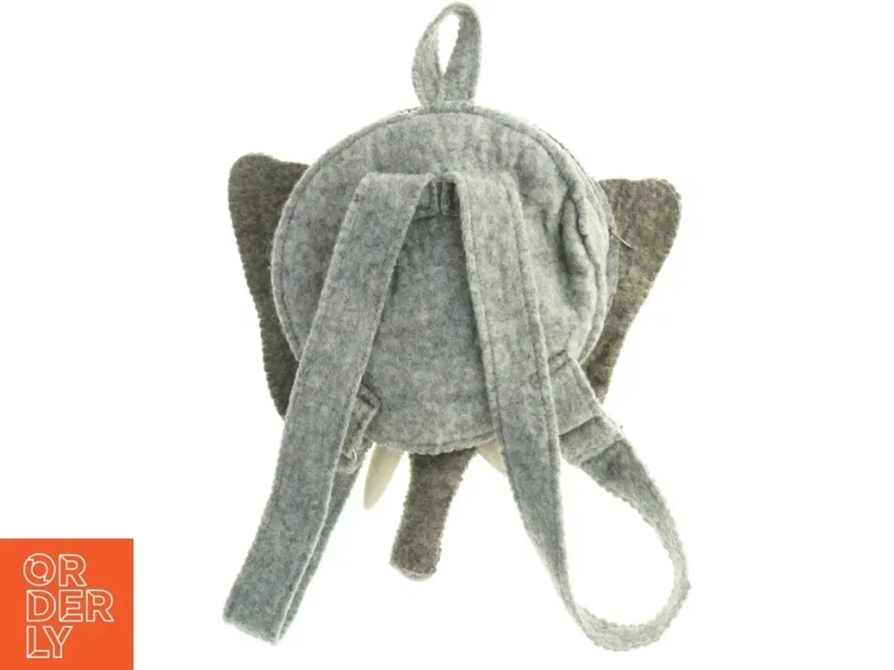 Billede 2 - Uld rygsæk med elefantdesign (str. Ø. 23 cm)