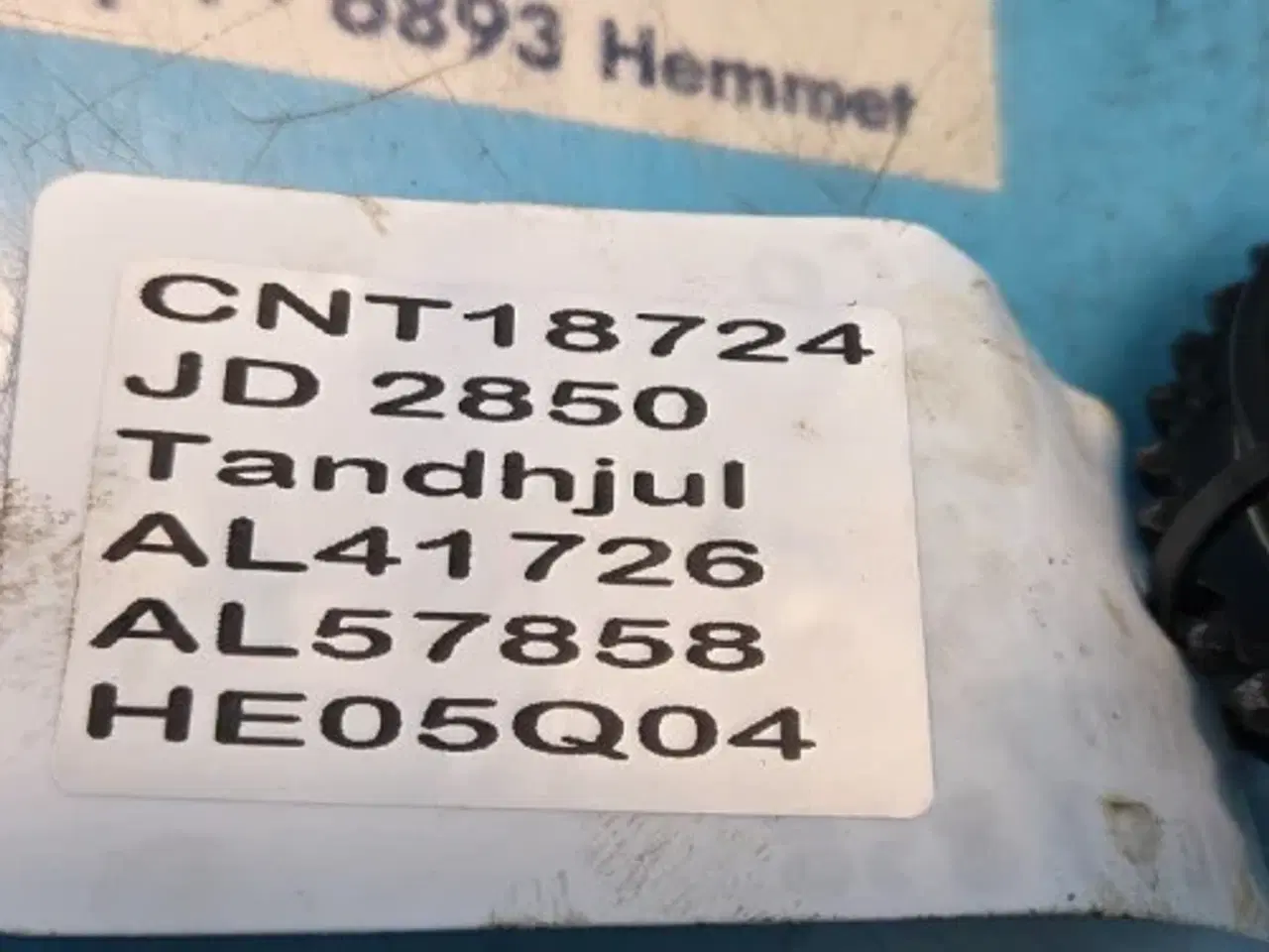 Billede 9 - John Deere 2850 Tandhjul AL41726