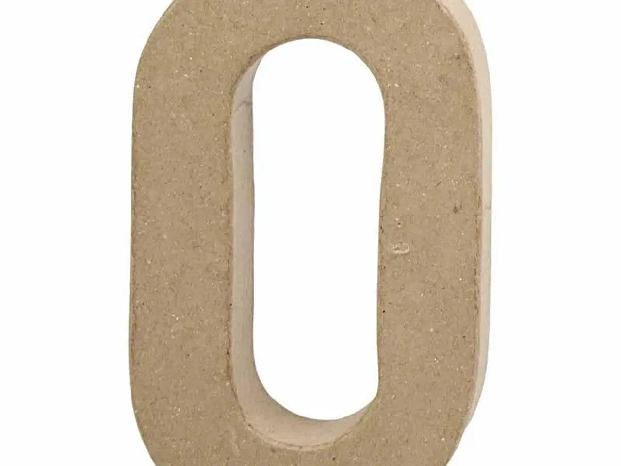 Billede 1 - Håndlavet Papmaché Tal - 20,4 cm Dekoration