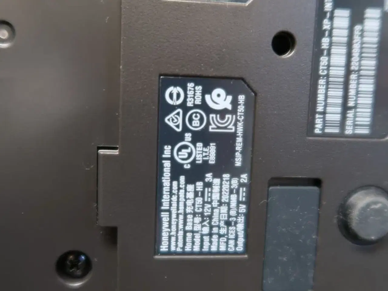 Billede 6 - 3 stk. håndholdscanner HONEYWELL med ladestationer