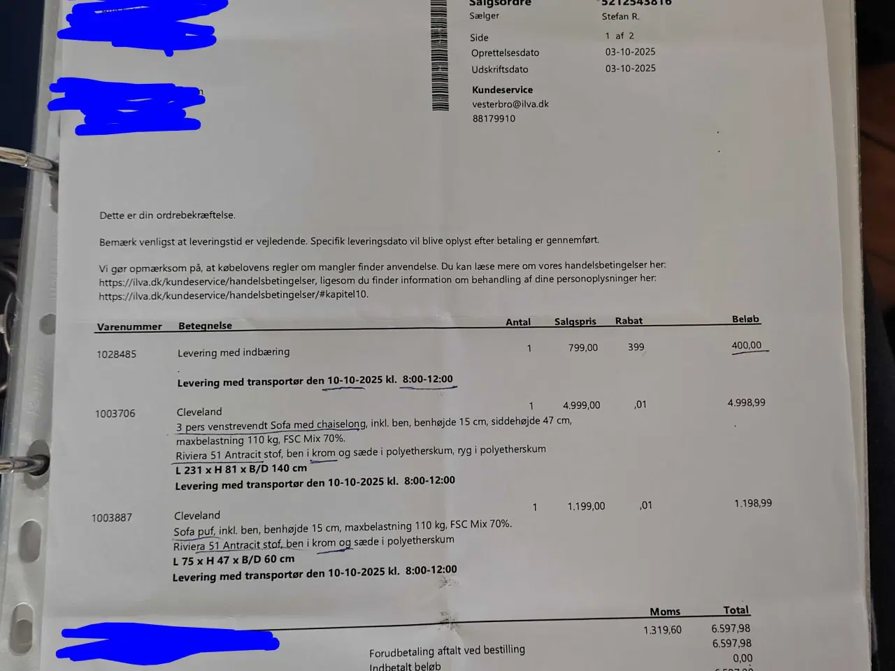 Billede 8 - Super Sofa med Puf 