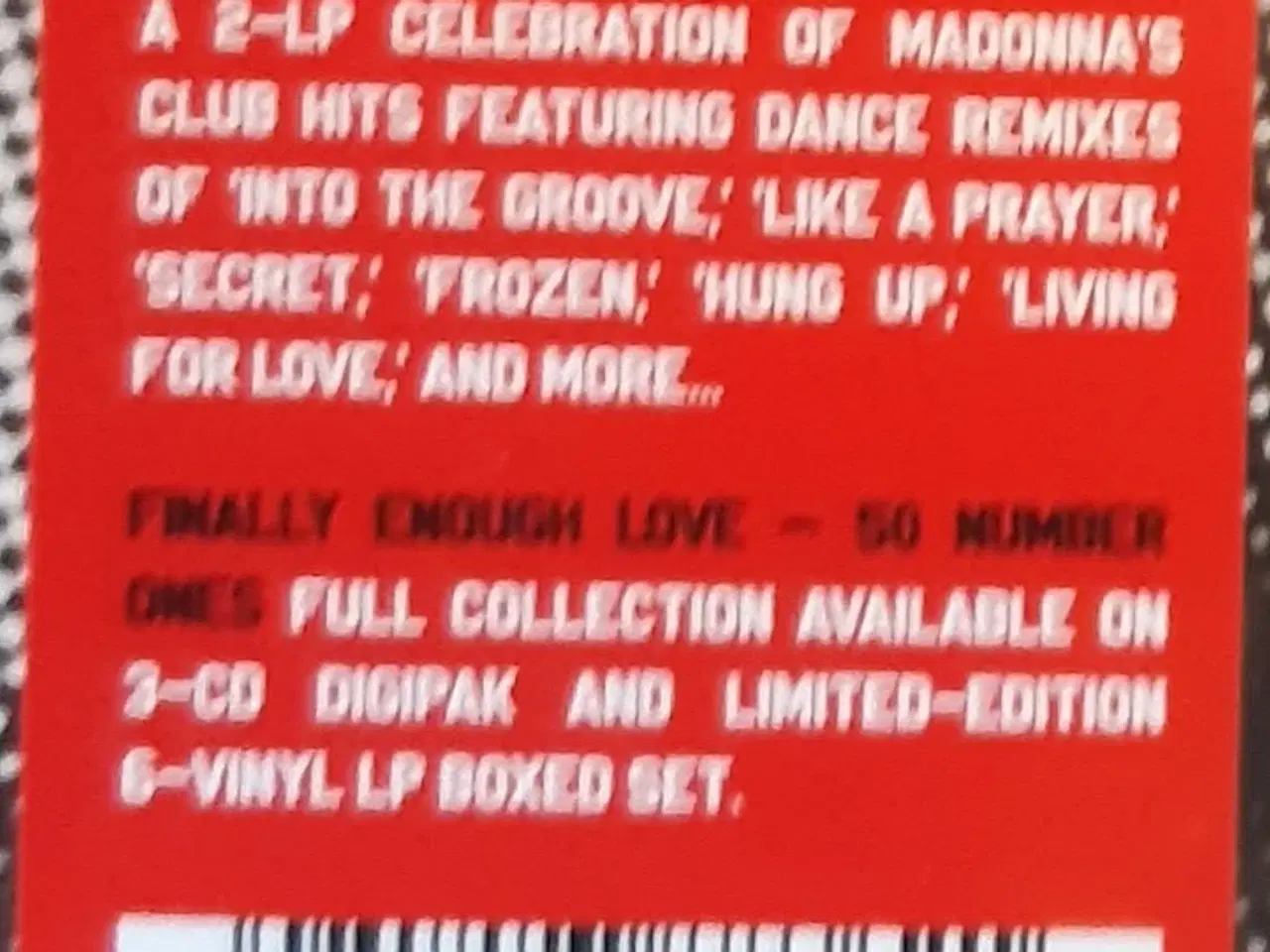 Billede 4 - Madonna ... Finally enough love