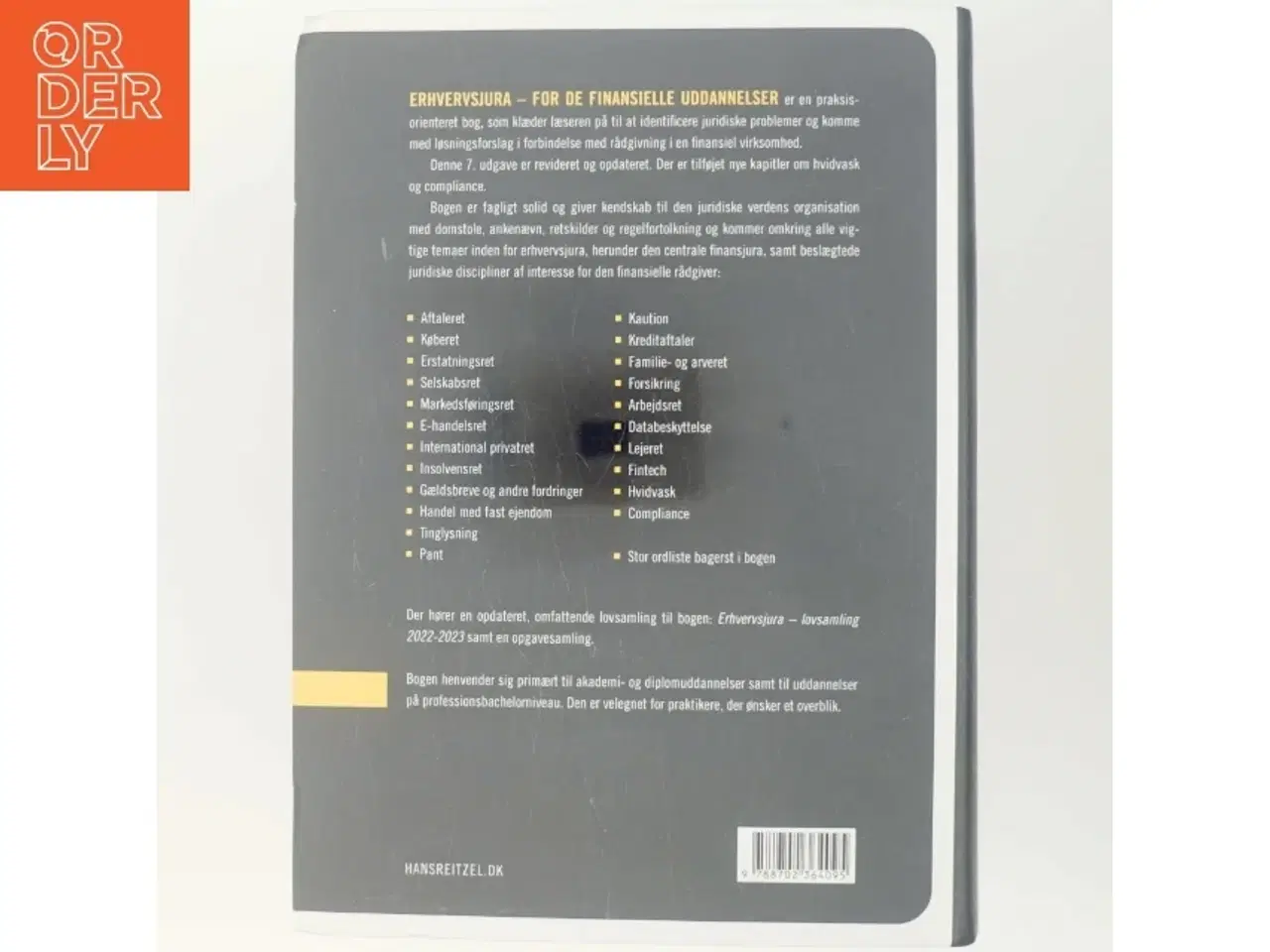 Billede 3 - Erhvervsjura for de finansielle uddannelser (Bog)