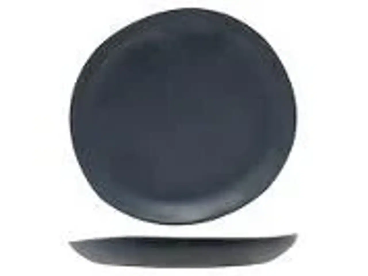 Billede 1 - 48 stk. Tallerken melamin antrasit 200 mm Kupo