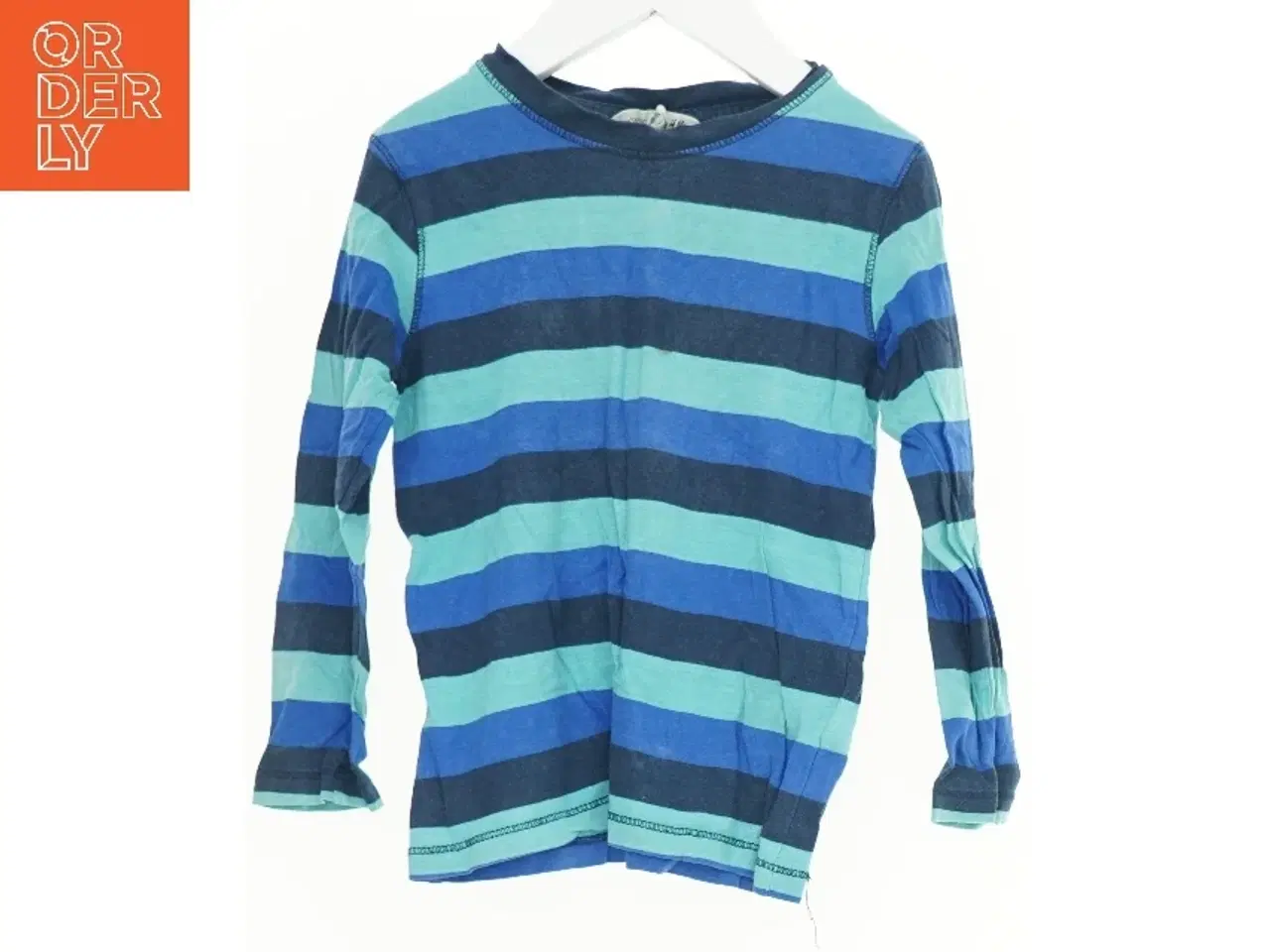 Billede 1 - Langærmet stribet bluse fra H&M (str. 104)