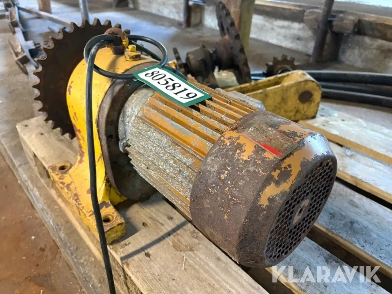 Billede 5 - Gearmotor fra udmugningsanlæg