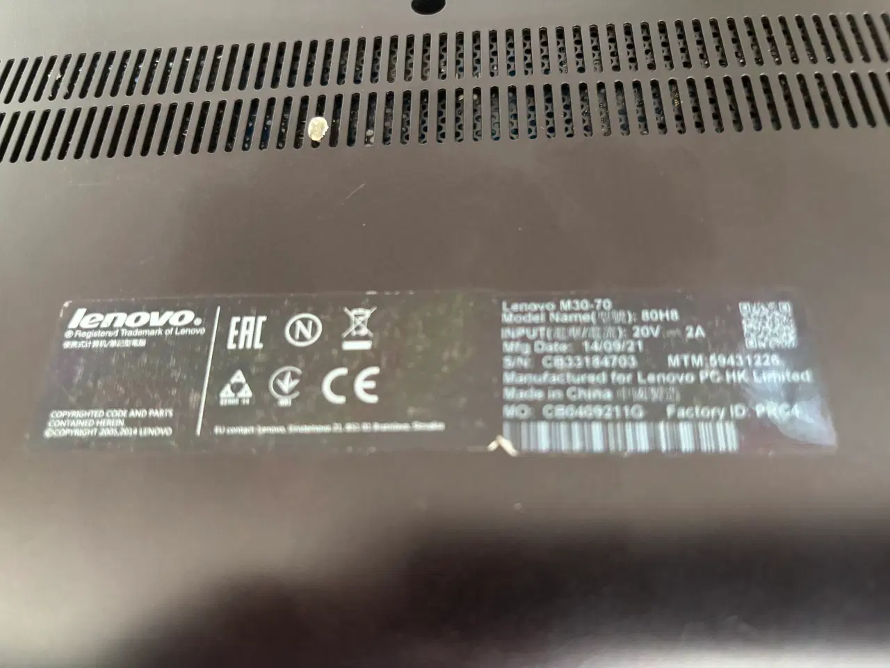 Billede 2 - Bærbar PC Lenovo M30-70 80H8