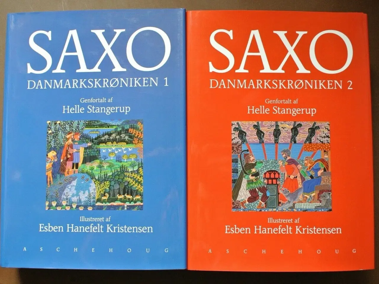 Billede 1 - saxo danmarkskrøniken 1-2, genfortalt af helle sta