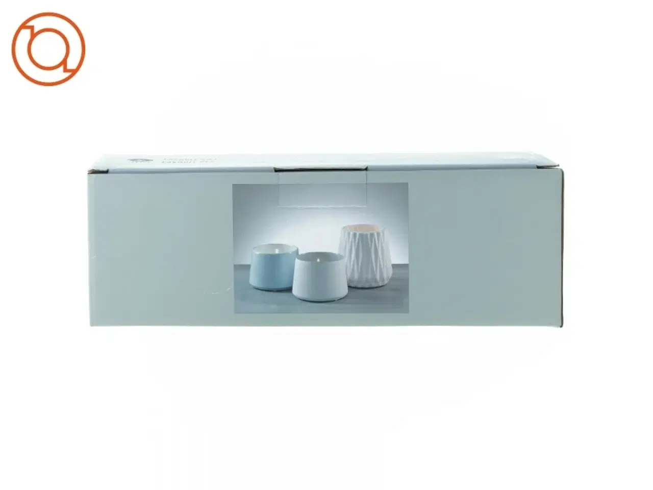 Billede 2 - Favorit sæt lyshuse i porcelæn fra Creton Maison (str. 27 x 9)