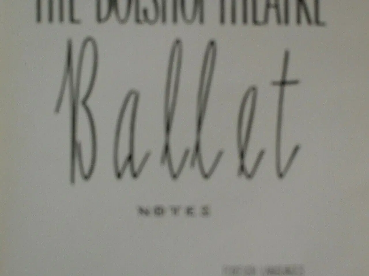 Billede 2 - the bolshoi theatre ballet notes, by yury slonimsk
