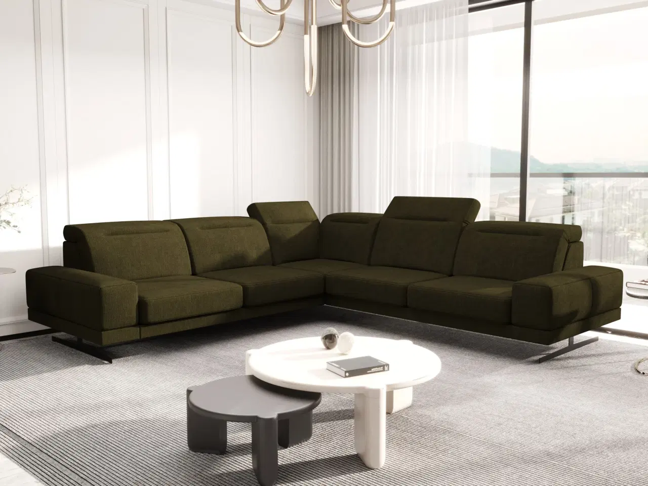 Billede 5 - FIORELLI MAX HJØRNESOFA 265x265 CM