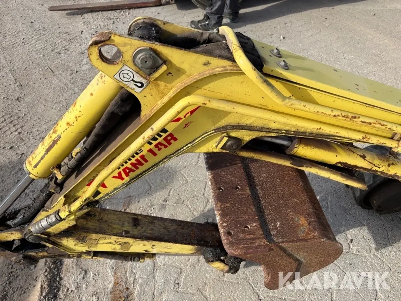 Billede 6 - Gravemaskine med løs hydraulik station Yanmar SV08-1